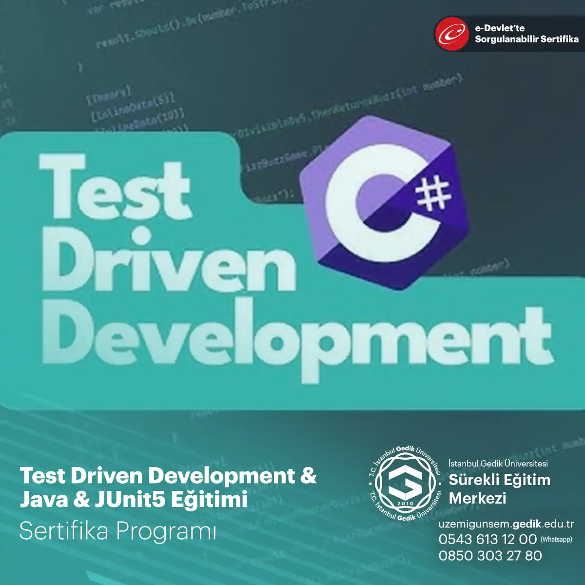 Test Driven Development Eğitimi 